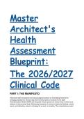 2026&sol;2027 Nursing Health Assessment Mastery Guide &vert; Next-Gen NCLEX &lpar;NGN&rpar; Prep &vert; Updated AHA&comma; GOLD & SSC Protocols &vert; 55-Point Clinical Gauntlet & Mnemonics