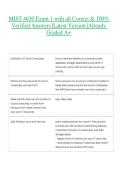 MIST 4630 Exam 1 with all Correct & 100&percnt; Verified Answers &vert;Latest Version &vert;Already Graded A&plus;
