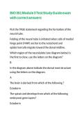 BIO 351 Module 3 Test Study Guide exam with correct answers 