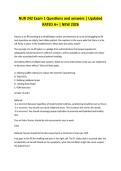 NUR 242 Exam 1 Questions and answers &vert; Updated RATED A&plus; &vert; NEW 2026
