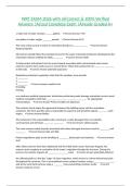 WRT EXAM 2026 with all Correct & 100&percnt; Verified Answers &vert;Actual Complete Exam &vert;Already Graded A&plus;