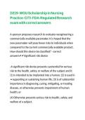 D219- WGU Scholarship in Nursing Practice- CITI- FDA-Regulated Research exam with correct answers