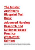2026&sol;2027 Advanced Nursing Research Test Bank & Study Guide &vert; Burns & Grove 10th Edition 