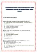 ICC INTERNATIONAL ZONING CODE &lpar;IZC&rpar; VERIFIED EXAM SOLUTIONS - COMPREHENSIVE QUESTIONS AND ANSWERS - CURRENT VERSION 2026&sol;2027