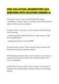 WGU C105 ACTUAL EXAMINATION 2026 QUESTIONS WITH SOLUTIONS GRADED A&plus;
