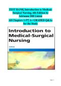 Instructor Test Bank Companion for Introduction to Medical-Surgical Nursing &lpar;6th Edition&rpar; &vert; Complete Chapter-by-Chapter Practice Questions & Comprehensive Exam Preparation