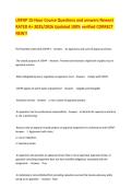USPAP 15-Hour Course Questions and answers Newest RATED A&plus; 2025&sol;2026 Updated 100&percnt; verified CORRECT NEW&excl;&excl;