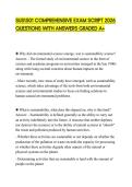 SUS1501 COMPREHENSIVE EXAM SCRIPT 2026 QUESTIONS WITH ANSWERS GRADED A&plus;