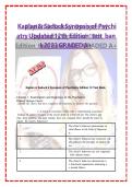 Test Bank For Kaplan & Sadock&rsquo;s Synopsis of Psychiatry 12th Edition By Robert Boland&semi; Marica Verdiun&semi; Pedro Ruiz 9781975145569 Chapter 1-35 Complete Guide &period;