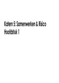 Pincode Havo 4&sol;5 katern 5 7e ed Samenwerken&sol;Risico