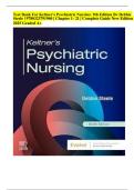 Keltner&rsquo;s Psychiatric Nursing&comma; 9th Edition by Debbie Steele &lpar;ISBN 9780323791960&rpar; &ndash; Complete Test Bank Chapters 1&ndash;21 with NGN NCLEX-Style Questions