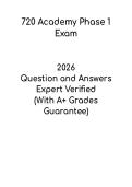 720 Academy Phase 1 Exam &vert; Study Guide and Practice PDF