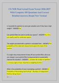 CS-7638 Final Actual Exam Newest 2026-2027  With Complete 100 Questions And Correct  Detailed Answers&vert; Brand New Version&excl; 
