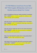 CS-7638 Midterm & Final Actual Exam Newest 2026 2027 With Complete  Questions And Correct Detailed Answers&vert; Brand New Version&excl;