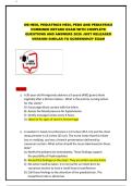 OB HESI&comma; PEDIATRICS HESI&comma; PEDS AND PEDIATRICS COMBINED RETAKE EXAM 