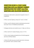 PIPEFITTER NCCER V4 STUDY GUIDE QUESTIONS WITH 100 PERCENT CORRECT CERTIFICATION TEST SCRIPT 2026 FULL QUESTIONS AND SOLUTIONS GRADED A&plus;