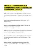 PMK-EE E7 CAREER INFORMATION COMPREHENSIVE PAPER 2026 QUESTIONS WITH ANSWERS GRADED A&plus;