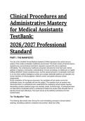2026&sol;2027 NHA CCMA Exam Prep Mastery&colon; The Clinical Manifesto & 55-Point Gauntlet &lpar;Updated Standards&rpar;