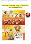 NURSING HEALTH ASSESSMENT &ndash; THE FOUNDATION OF CLINICAL PRACTICE &lpar;3RD EDITION&rpar; BY PATRICIA M&period; DILLON TEST BANK WITH PRACTICE QUESTIONS AND ANSWERS 