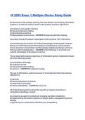IS 3003 Exam 1 Multiple Choice Study Guide