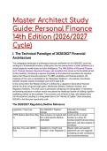 Master Architect&colon; Personal Finance 14th Ed&period; &lpar;2026&sol;2027&rpar; &vert; Complete Exam Mastery Guide & Clinical Scenarios &lpar;Garman&comma; Forgue&comma; Fox&rpar;