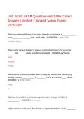 UFT IICRC EXAM Questions with 100&percnt; Correct Answers &vert; Verified &vert; Updated &lpar;Actual Exam&rpar; 20252026