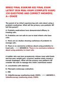 NR602 FINAL EXAM&sol;NR 602 FINAL EXAM LATEST 2026 REAL EXAM &lpar;COMPLETE EXAM&rpar; 150 QUESTIONS AND CORRECT ANSWERS&vert;A&plus; GRADE