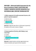 NGR 6002 Exam Questions and Correct Answers &ndash; Advanced Nursing Study Guide