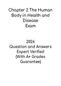 Chapter 2&colon; The Human Body in Health and Disease &vert; Anatomy & Physiology Study Guide PDF