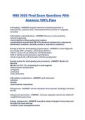 NRS 3025 Final Exam Questions With Answers 100&percnt; Pass