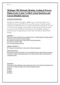 Michigan &lpar;MI&rpar; Hydronic Heating&comma; Cooling & Process Piping Exam &vert; Latest Verified Questions and Correct Detailed Answers