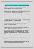 WGU D184 QUESTIONS WITH ACCURATE ANSWERS