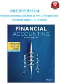 Financial Accounting &lpar;11th Edition&rpar; by Jerry J&period; Weygandt & Paul D&period; Kimmel &ndash; Complete Solution Manual for Chapters 1&ndash;13 PDF