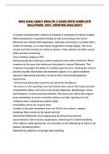WGU D446 ADULT HEALTH 2 EXAM WITH COMPLETE SOLUTIONS 100&percnt; VERIFIED 2026-2027&excl;&excl;