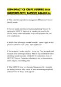 RTPM PRACTICE SCRIPT VERIFIED 2026 QUESTIONS WITH ANSWERS GRADED A&plus;