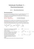 Uitgebreide samenvatting Hoofdstuk 11 - Reactiemechanismen - NOVA 5VWO&sol;GYMNASIUM