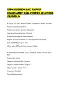 RTPM QUESTION AND ANSWER EXAMINATION 2026 VERIFIED SOLUTIONS GRADED A&plus;