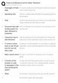Water Treatment Practice Exam &sol; ENVR 310 Study Guide &sol; 2025 Update &sol; Score 100&percnt;