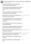 Georgia Structural Pest Control &sol; AG 330 Study Guide &sol; Licensing Regulations &sol; Score 100&percnt;