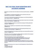 RMI 4135 FINAL EXAM QUESTIONS WITH ACCURATE ANSWERS