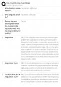 FAC-C Certification Exam Notes &sol; ACQ 300 Study Guide &sol; 2026 Update &sol; Score 100&percnt;