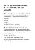 NUR2092 HEALTH ASSESSMENT EXAM 2 ACTUAL 2026 COMPLETE SOLVED QUESTIONS