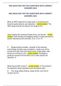 NRA BASIC RSO TEST KEY QUESTIONS WITH CORRECT ANSWERS 2026