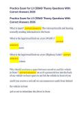 Practice Exam for L3 CERAD Theory Questions With Correct Answers 2026