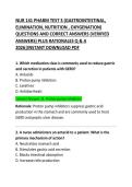 NUR 141 Pharm Test 3 Questions and Correct Answers &ndash; Nursing Pharmacology Exam Review
