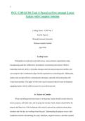 WGU C205 KUM1 Task 1&vert; Passed on First Attempt &vert;Latest Update with Complete Solution