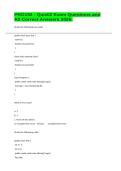 PRO192 - Quiz02 Exam Questions and All Correct Answers 2026&period;