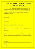GFC FUNDAMENTALS  COURSE EXAM QUESTIONS AND ANSWERS 2026