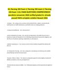 ULL Nursing 104 Exam 1&sol; Nursing 104 exam 1&sol; Nursing 104 Exam 1 ULL EXAM QUESTIONS COMPREHENSIVE questions answered&comma; 2026 verified graded A&plus; already passed&excl; With complete solution Newest 2026 