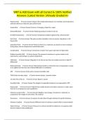 WRT & ASD Exam with all Correct & 100&percnt; Verified Answers &vert;Latest Version &vert;Already Graded A&plus;